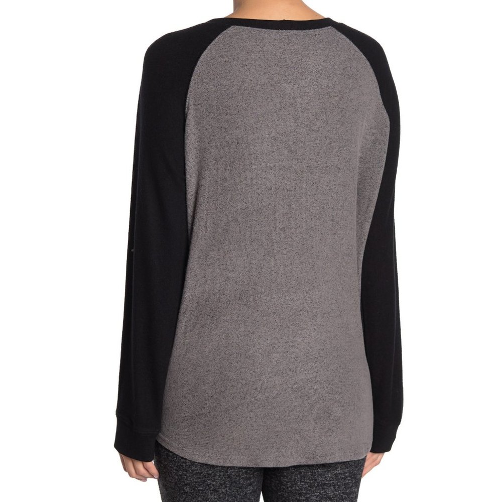 Free Press Graphic Raglan Soft Lounge Sweatshirt - Picture 3 of 7